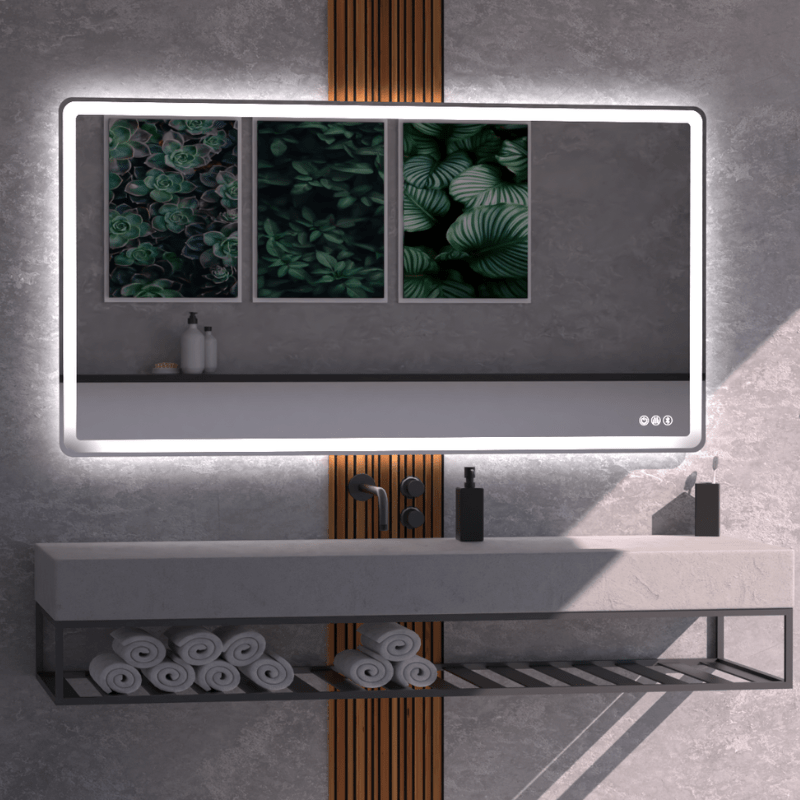 Lume Rectangle LED Bathroom Mirror