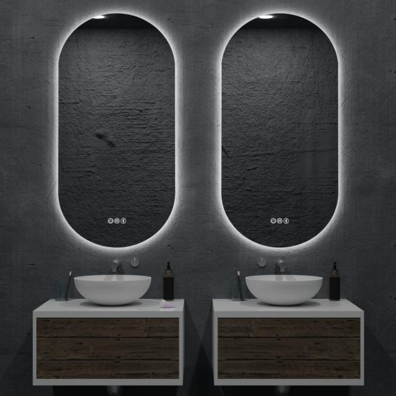 Orvis Oval LED Bathroom Mirror