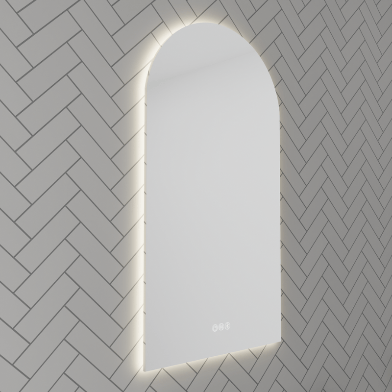 Aura Arched LED Bathroom Mirror