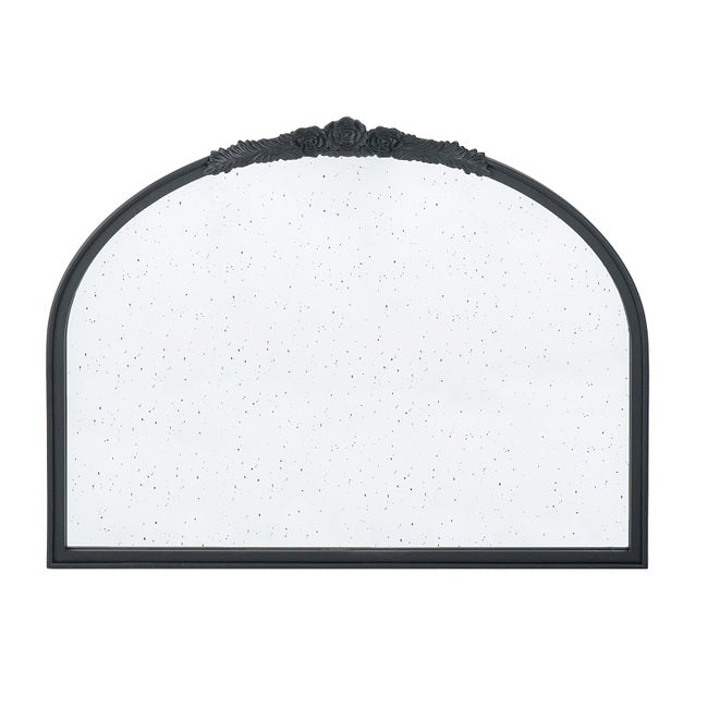 Bingley Rose Black Arch Mirror