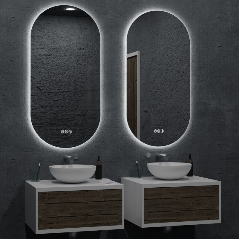 Orvis Oval LED Bathroom Mirror
