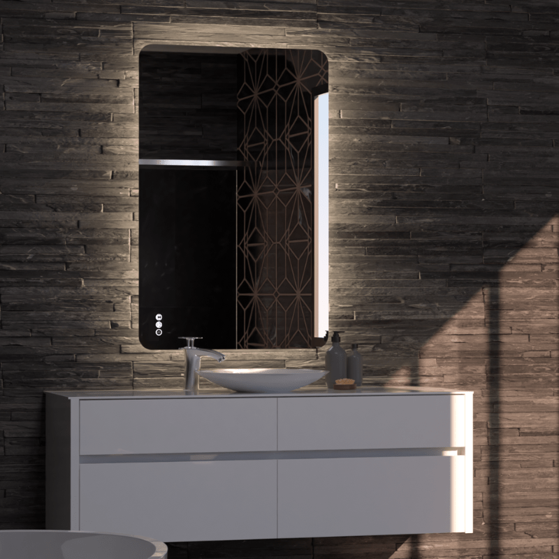 Asta Frameless Rectangle LED Bathroom Mirror