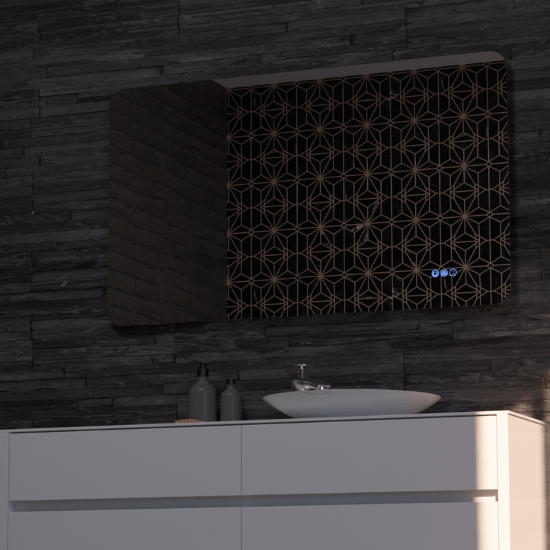 Asta Frameless Rectangle LED Bathroom Mirror