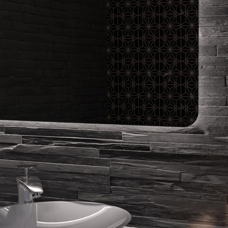 Asta Frameless Rectangle LED Bathroom Mirror