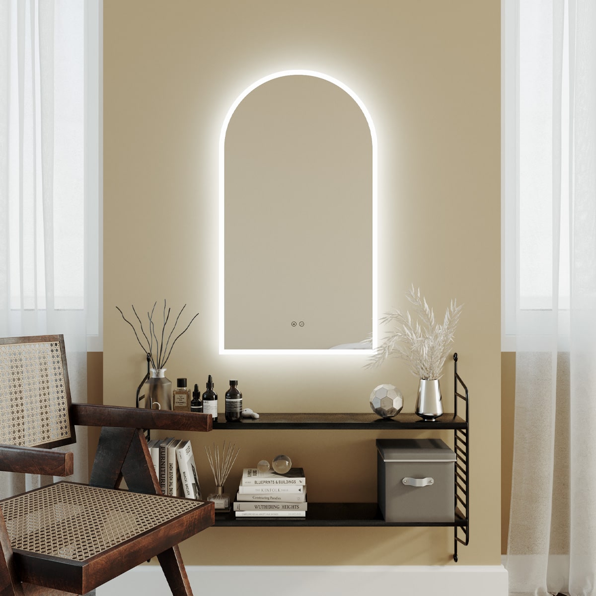 Arch LED Mirror