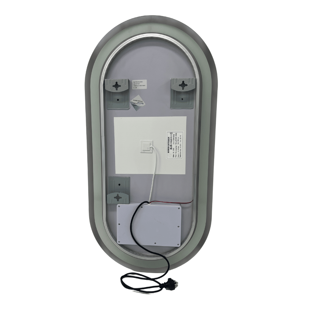 Adira Frameless Oval LED Mirror