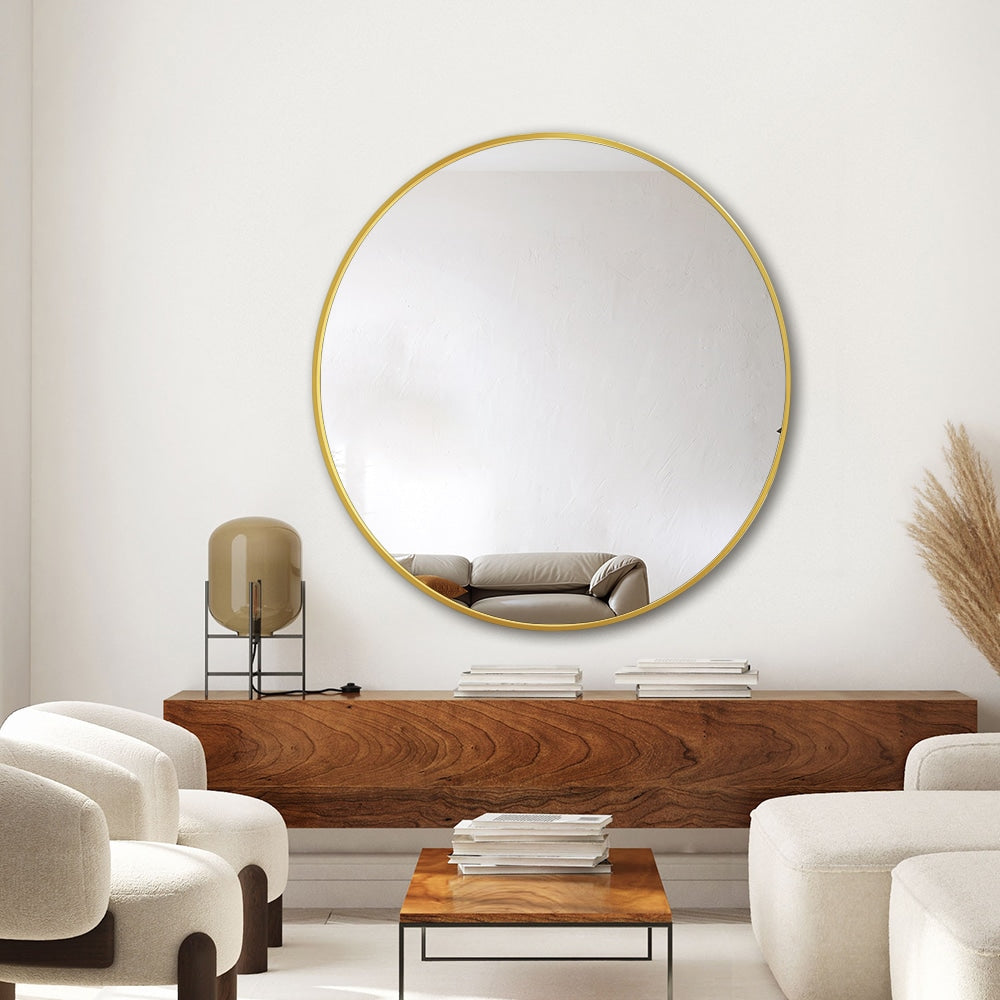 Alastor Gold Round Timeless Mirror