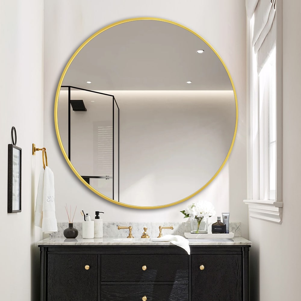 Alastor Gold Round Timeless Mirror