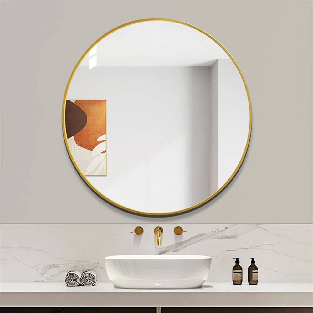 Alastor Gold Round Timeless Mirror
