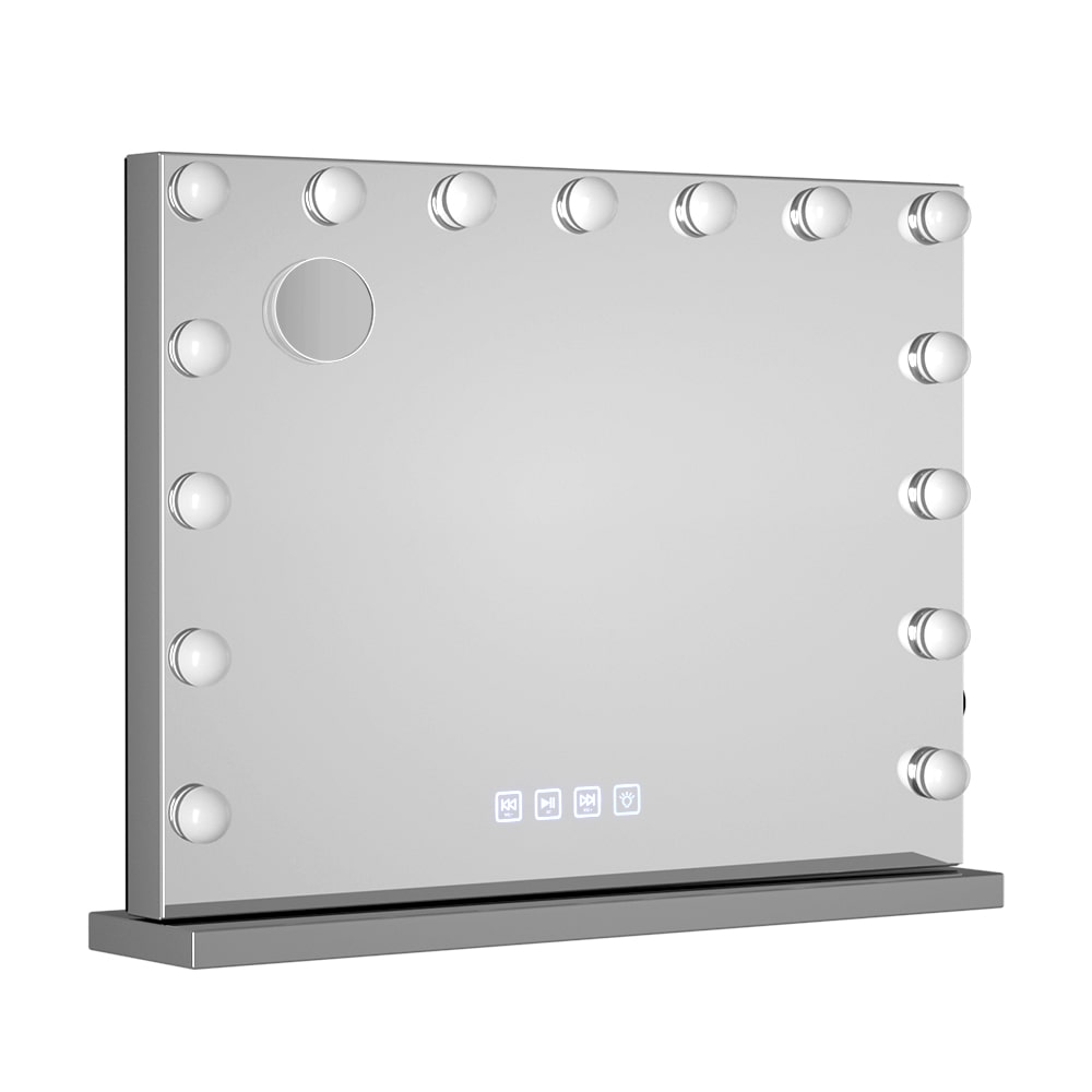 Embellir Bluetooth Hollywood Makeup Mirror 15 Bulbs 58x46cm Mirrors Direct