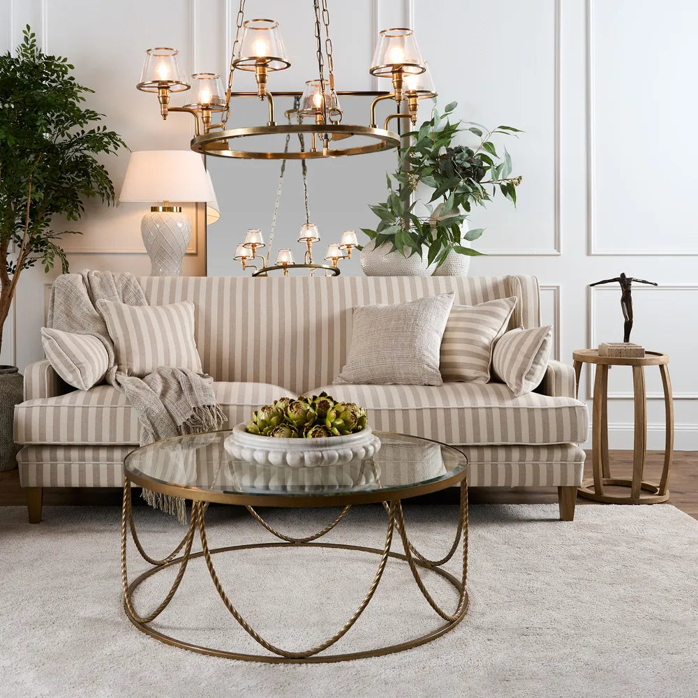 Emery Square Burnt Gold Wall Mirror
