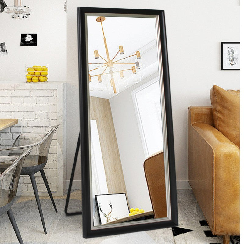 Nebula Black and SIlver Full Length Mirror