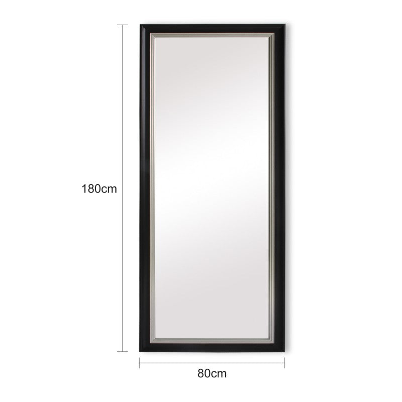 Nebula Black and SIlver Full Length Mirror