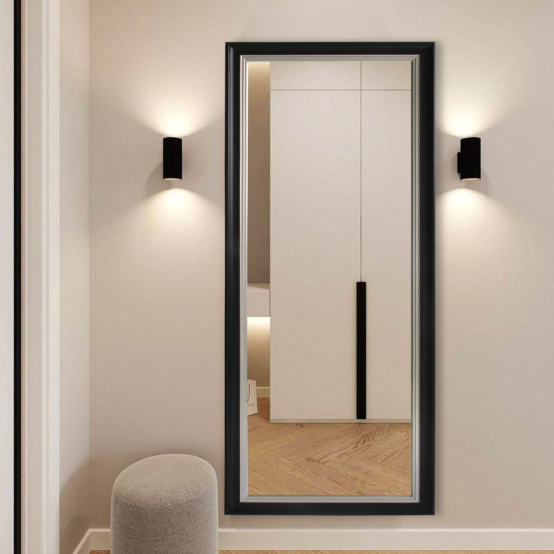 Nebula Black and SIlver Full Length Mirror