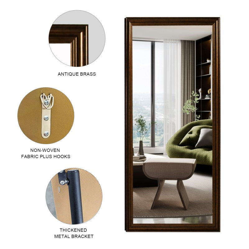 Nebula Walnut Full Length Mirror