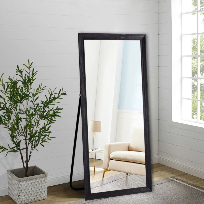 Jezebel Charcoal Wood Full Length Mirror