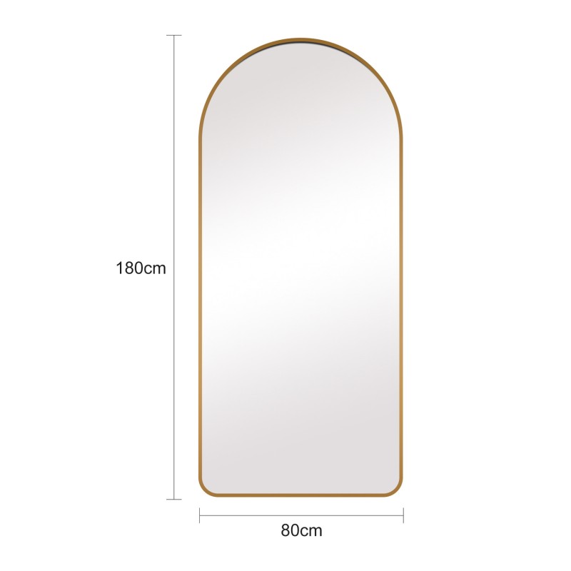 Xanthia Gold Arch Full Length Mirror