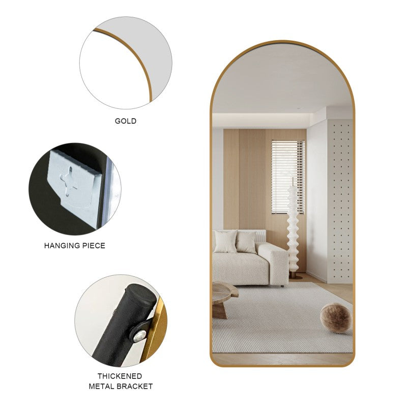 Xanthia Gold Arch Full Length Mirror