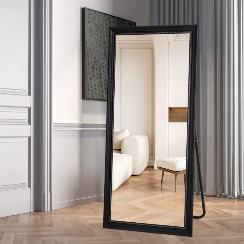Levi Charcoal Floor Mirror