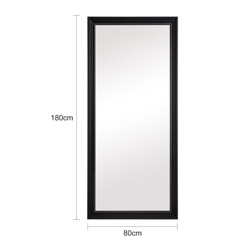 Levi Charcoal Floor Mirror