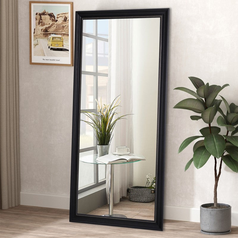 Levi Charcoal Floor Mirror
