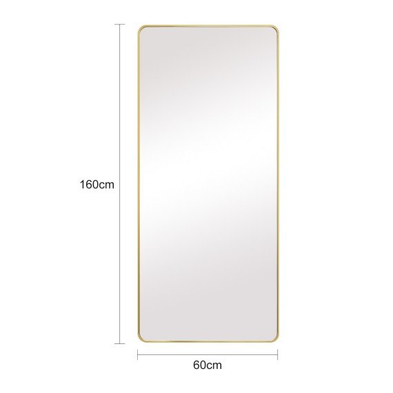 Lux Gold Framed Full Length Mirror