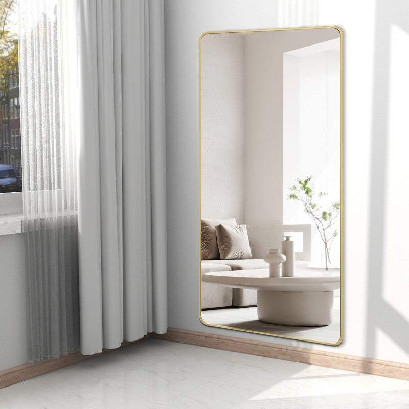 Lux Gold Framed Full Length Mirror