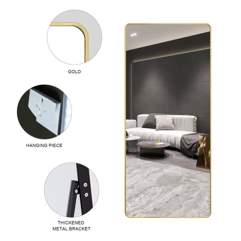 Lux Gold Framed Full Length Mirror