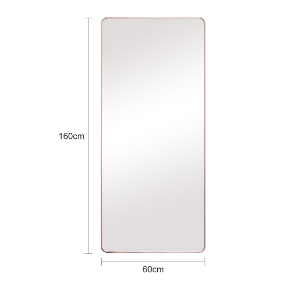 Magnus Rose Gold Framed Full Length Mirror