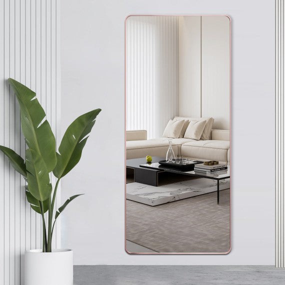 Magnus Rose Gold Framed Full Length Mirror