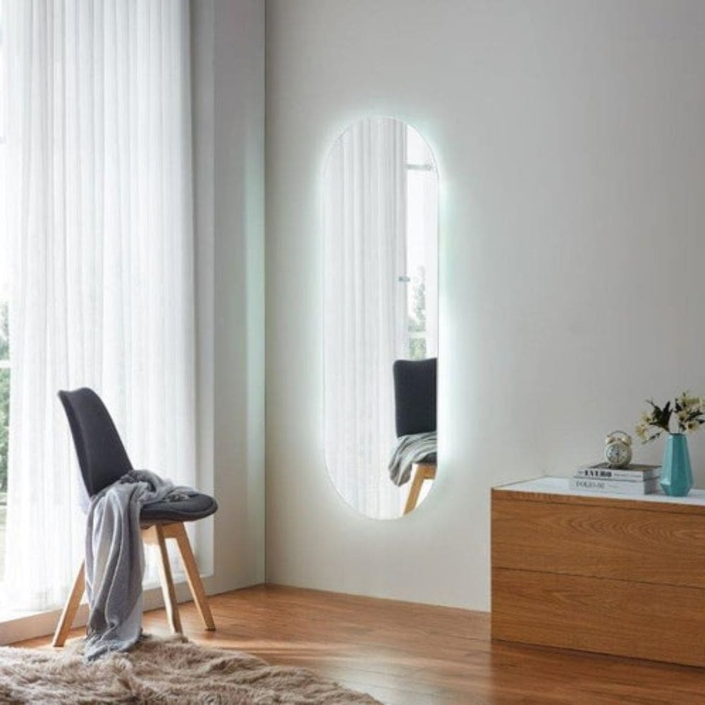 Odessa Pill Shaped LED Mirror