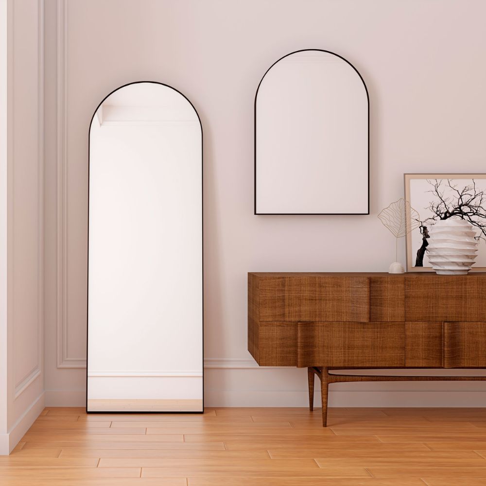 Piza Arch Black Full Length Mirror