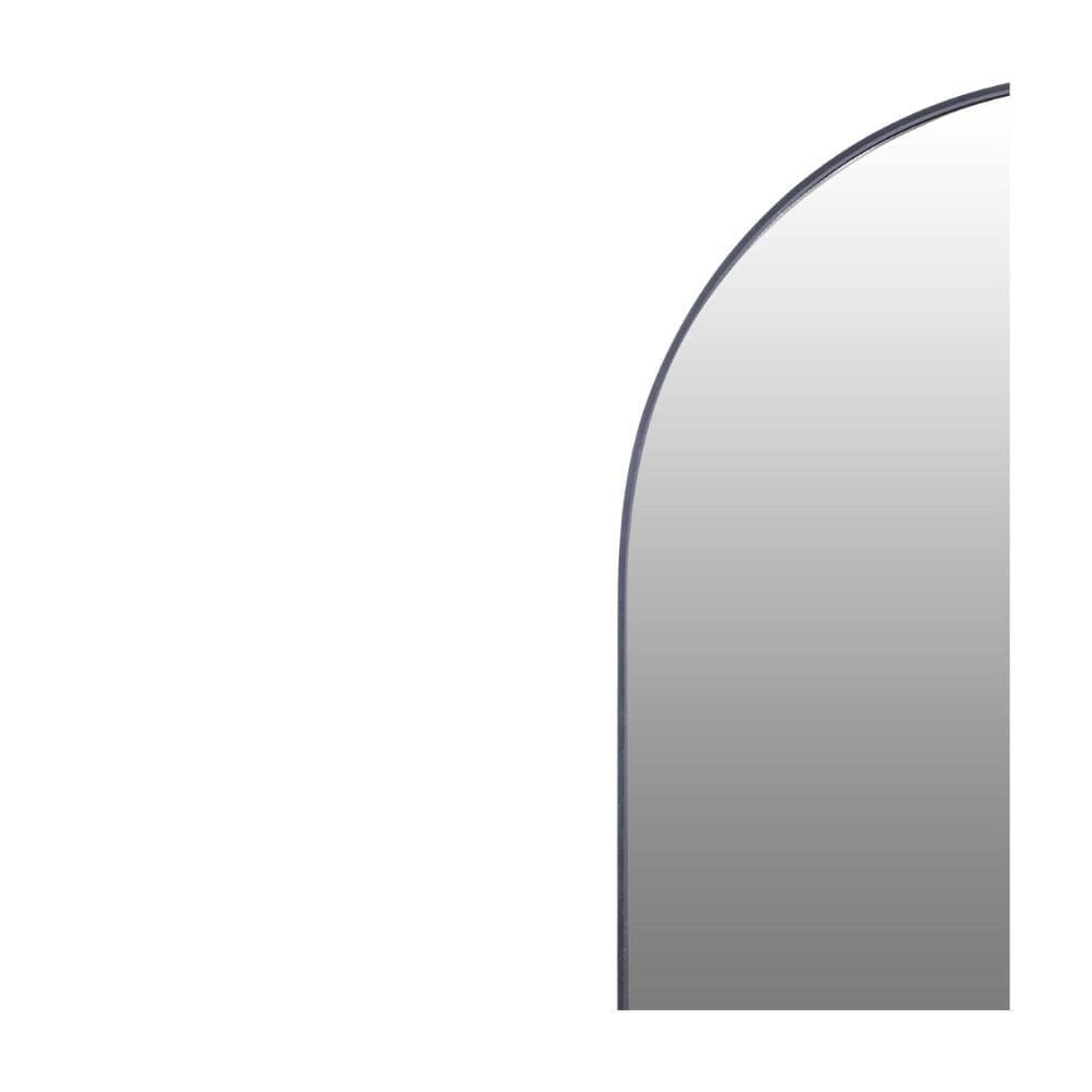 Piza Black Arched Bathroom Mirror