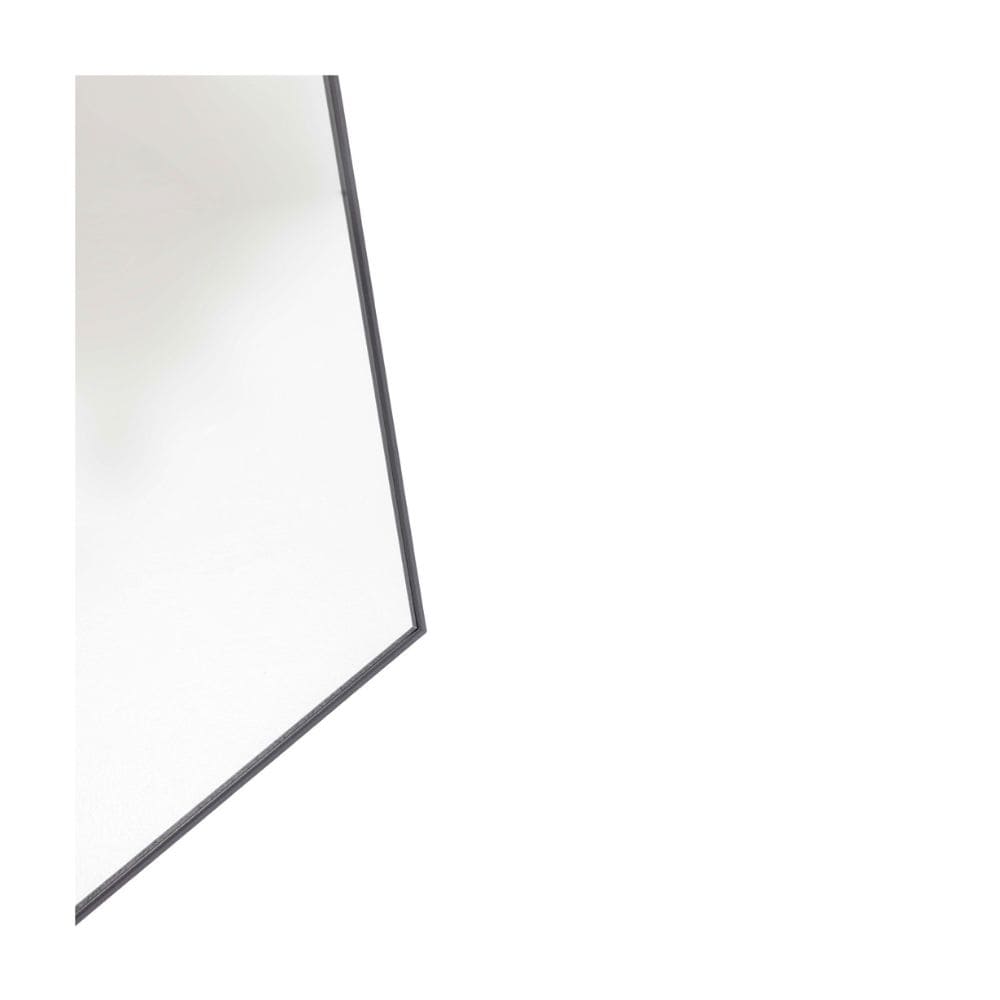 Piza Black Arched Bathroom Mirror