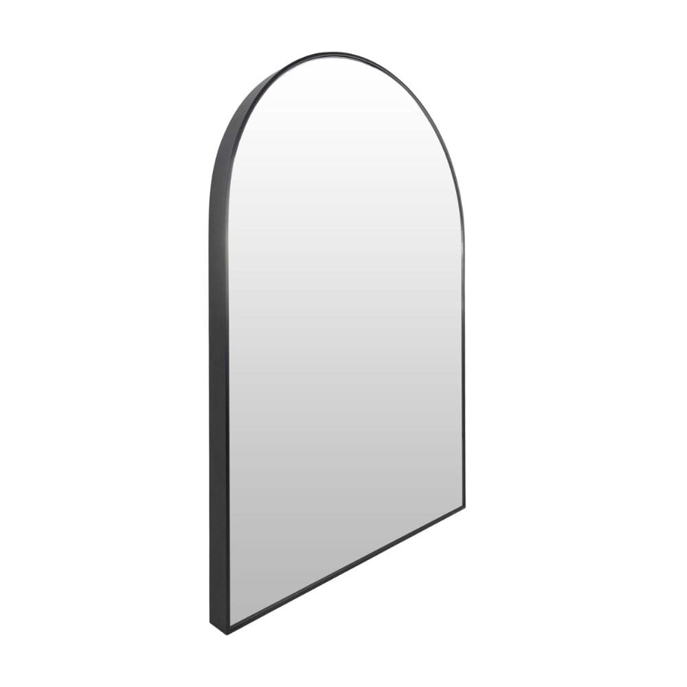 Piza Black Arched Bathroom Mirror