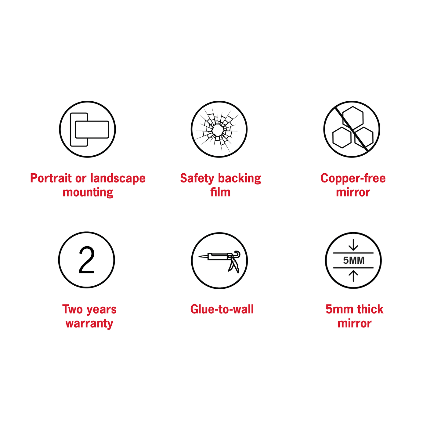 Raymond Oval Polished Edge Bathroom Mirror