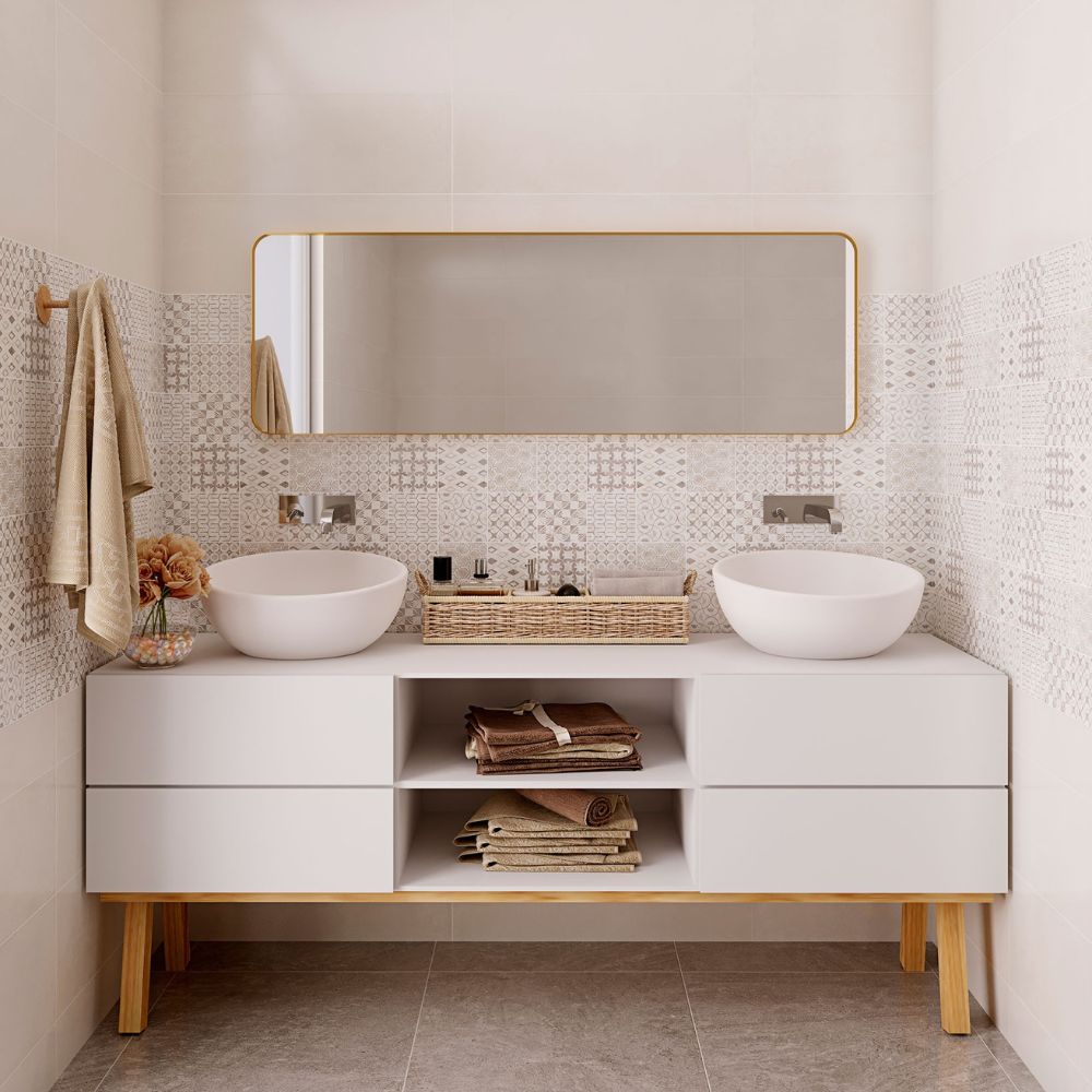 Sienna Gold Recessed Frame Mirror