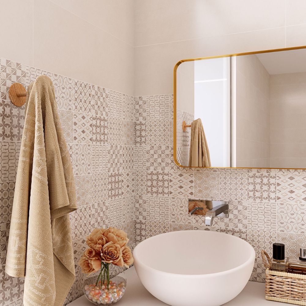 Sienna Gold Recessed Frame Mirror