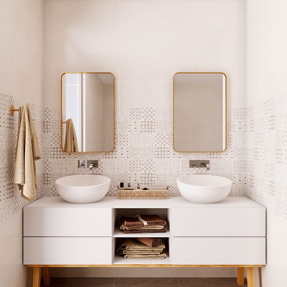 Sienna Gold Soft Edge Rectangle Mirror