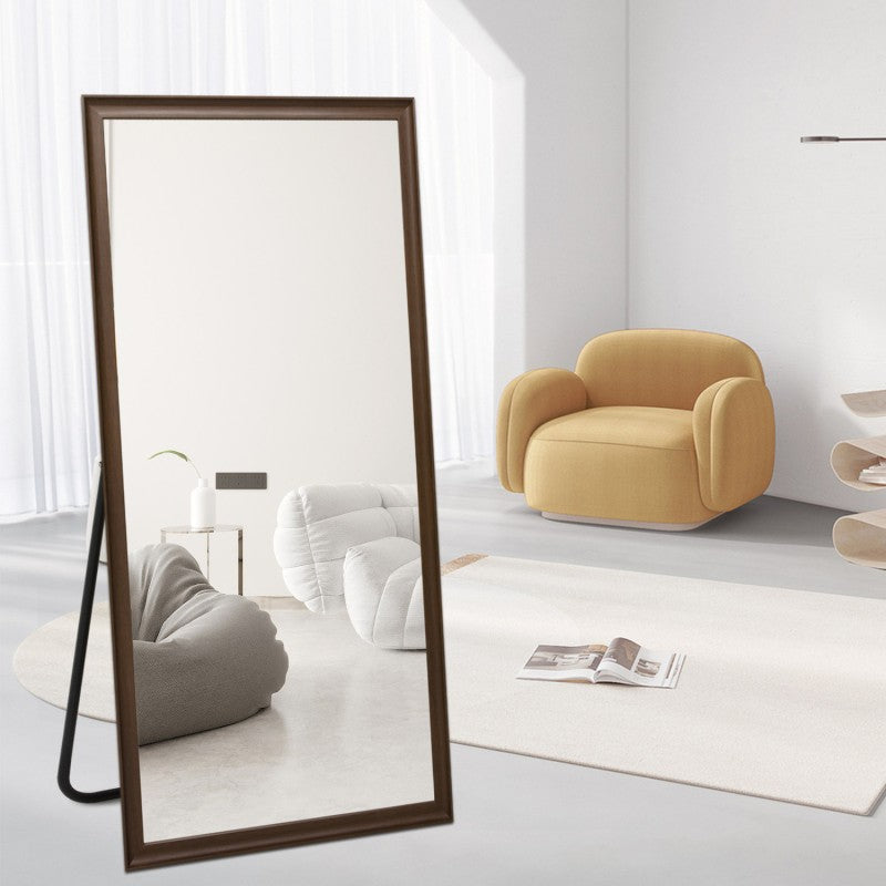 Vashly Walnut Floor Mirror