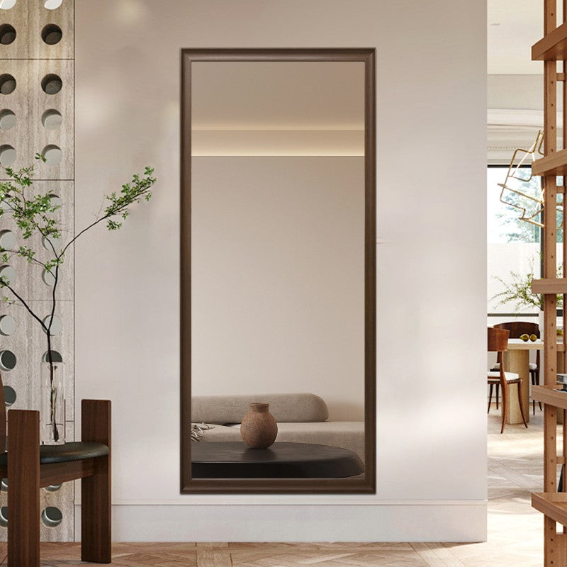 Vashly Walnut Floor Mirror