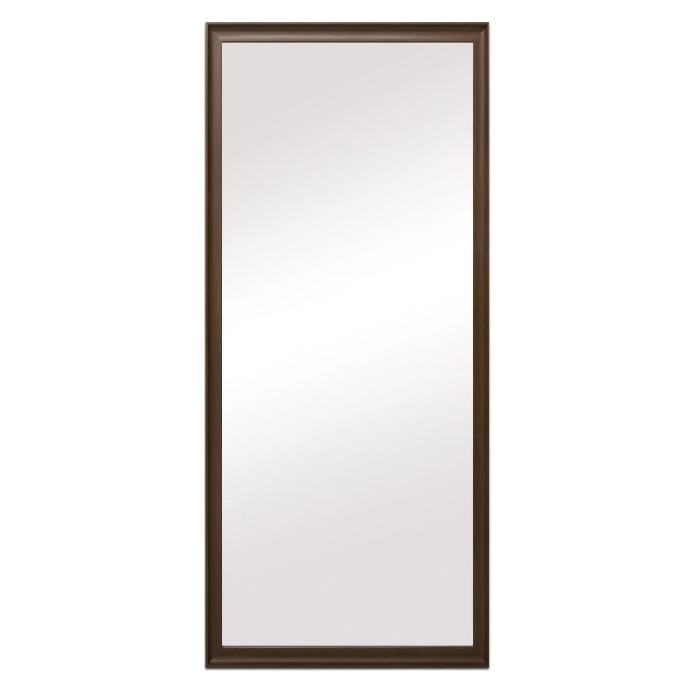 Vashly Walnut Floor Mirror - Mirrors Direct