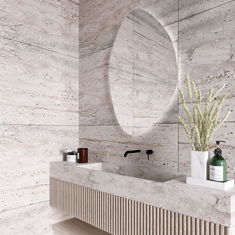 Verona Organic Shaped LED mirror