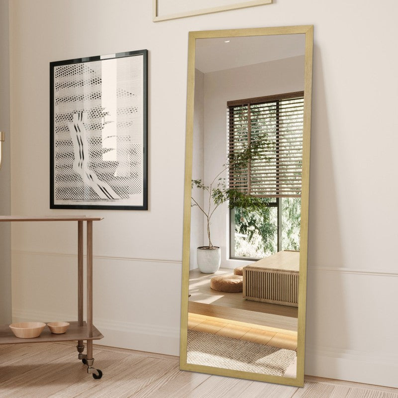 Bronwyn Slim Natural Full Length Mirror