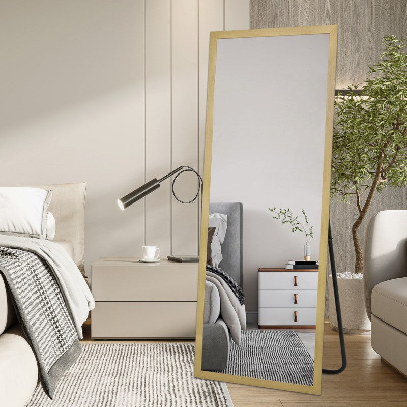 Bronwyn Slim Natural Full Length Mirror