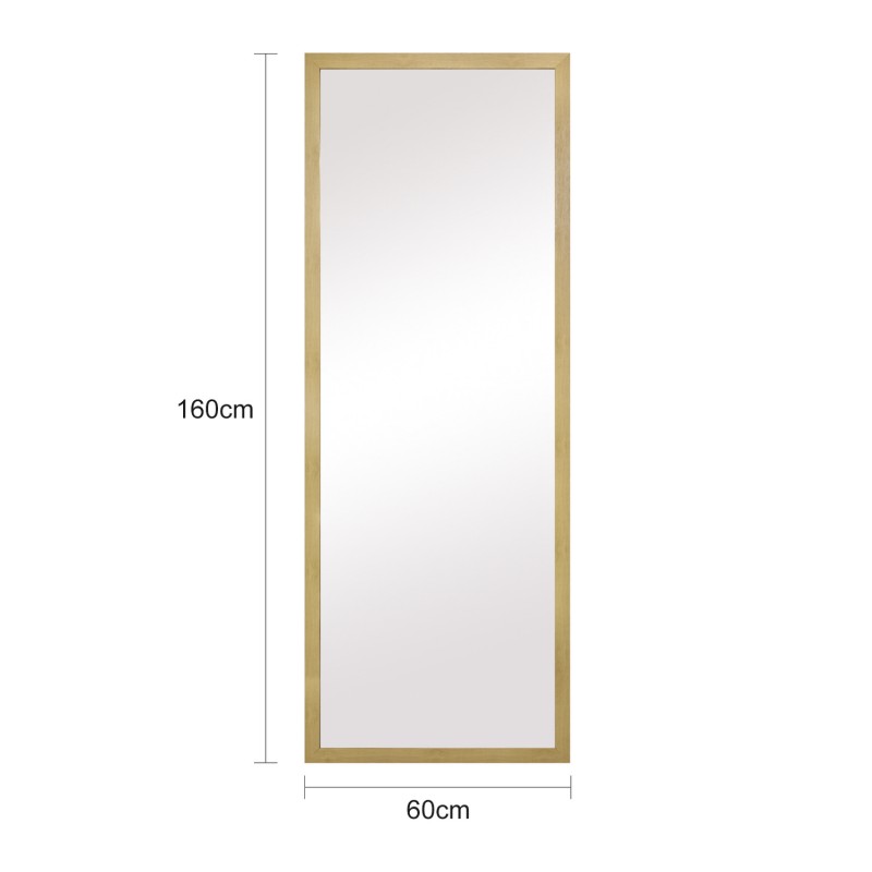 Bronwyn Slim Natural Full Length Mirror