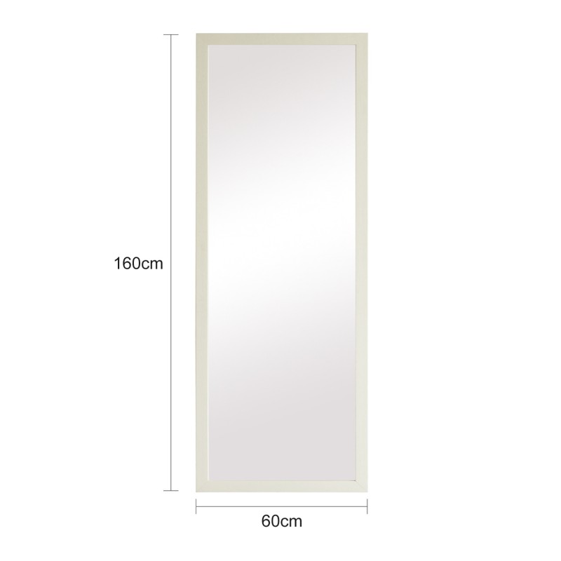 Bronwyn Slim White Full Length Mirror