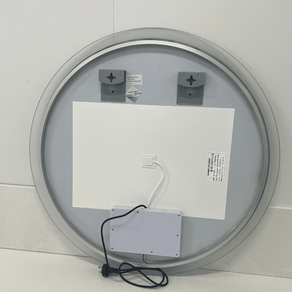 Xander Frosted Round LED Mirror