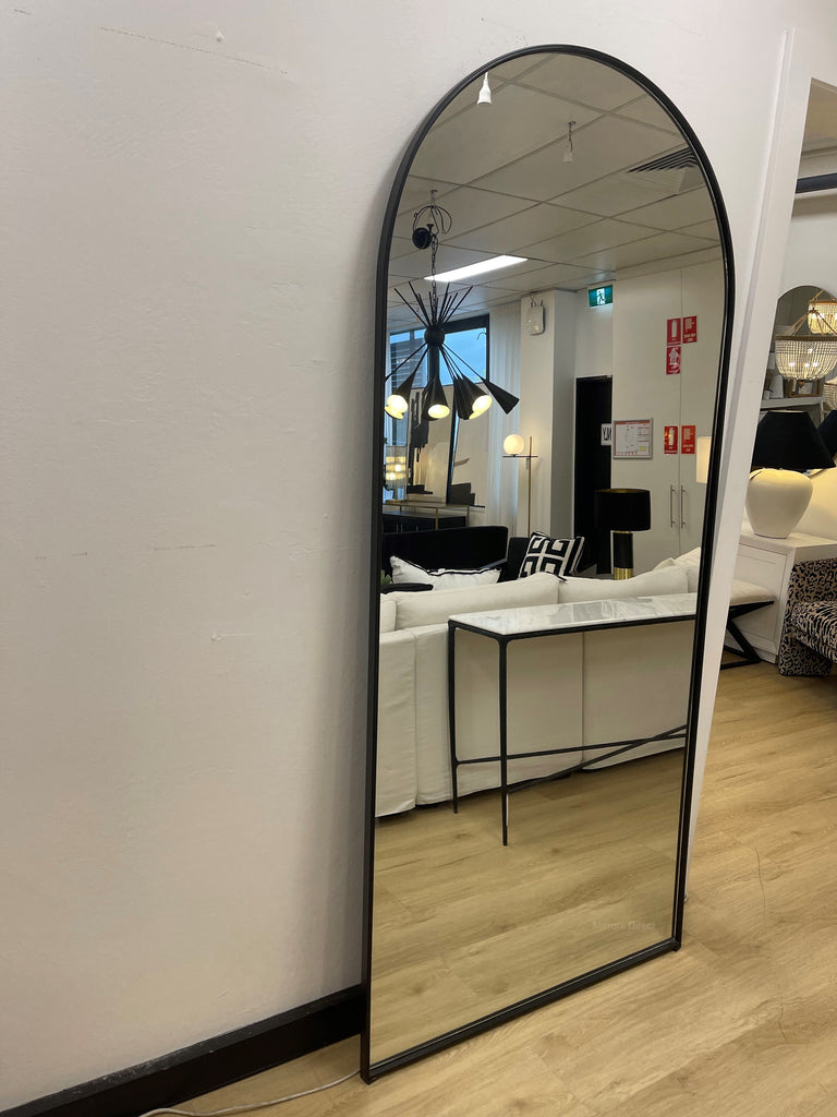 Archibald Floor Mirror - Black