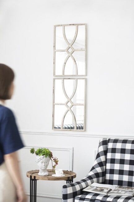 Dori Carved Wall Mirror - Set of 2